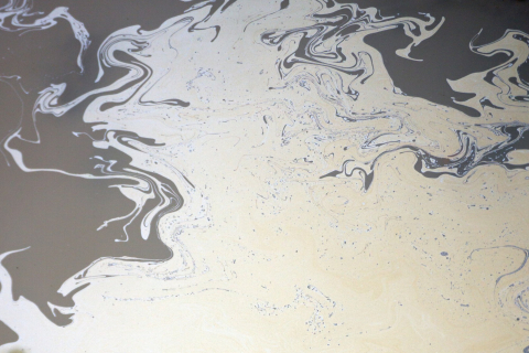 Olie in water vervuiling