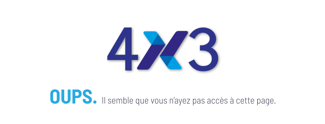 403 - Oups Il semble que vous n’ayez pas accès à cette page.