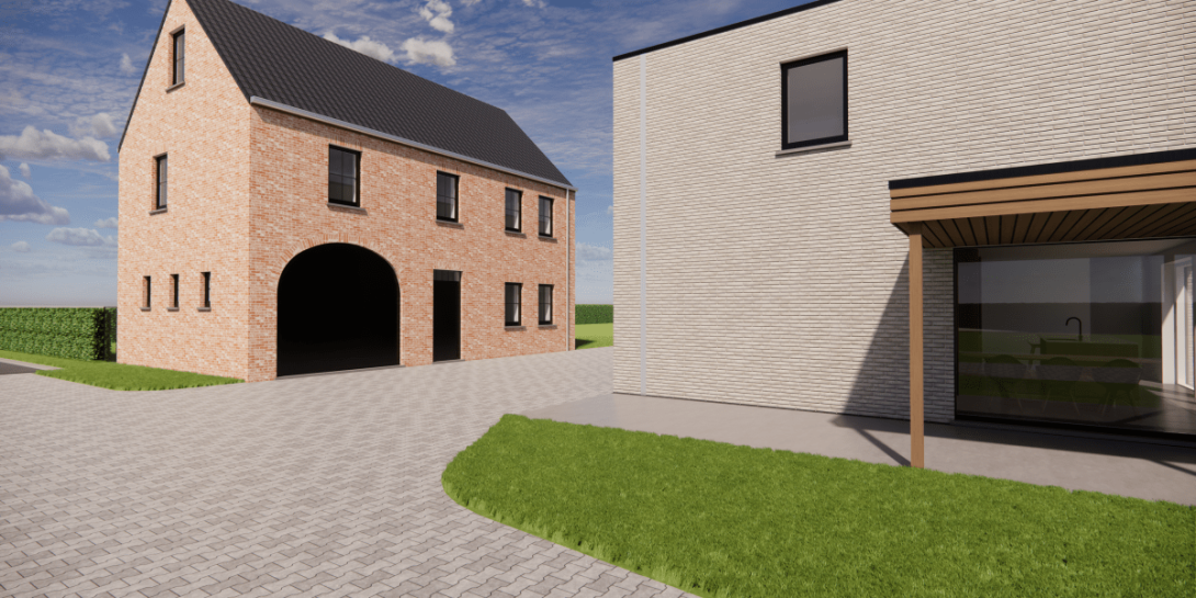Render woningen De Kèèsefabriek