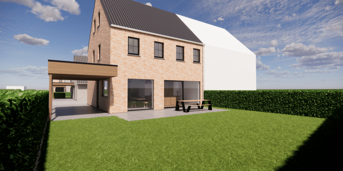 Render woningen De Kèèsefabriek