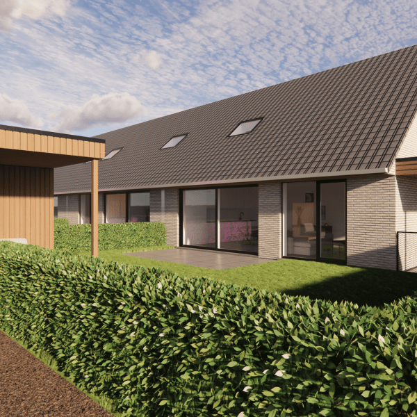 Render woningen De Kèèsefabriek