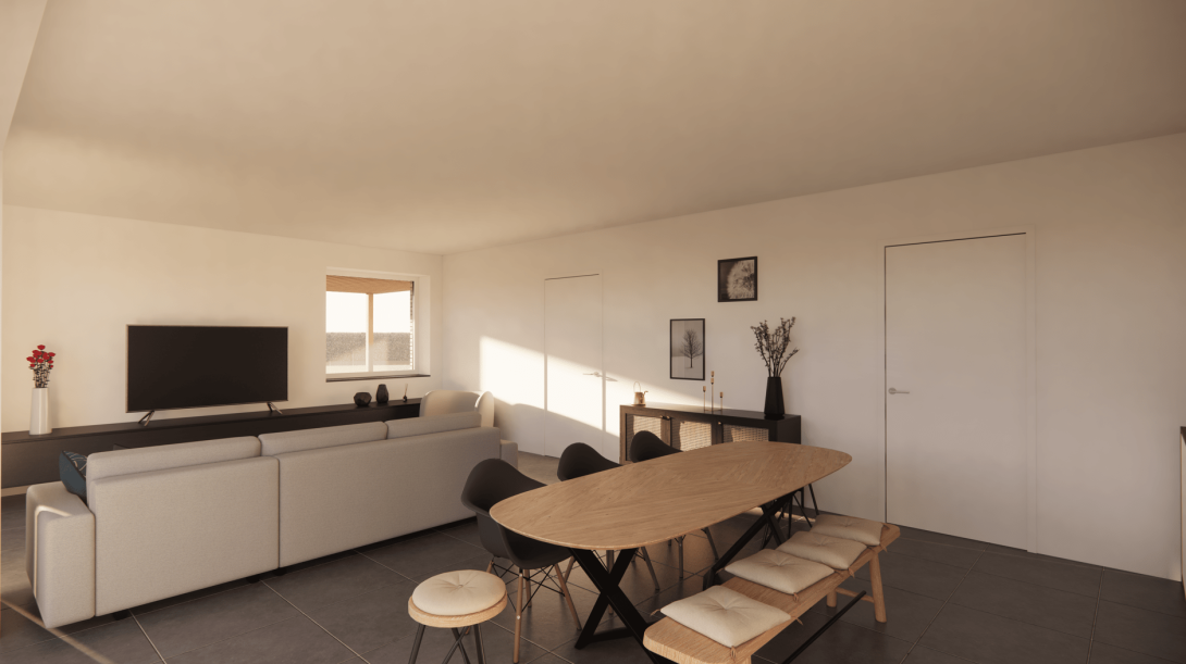 Render woningen De Kèèsefabriek