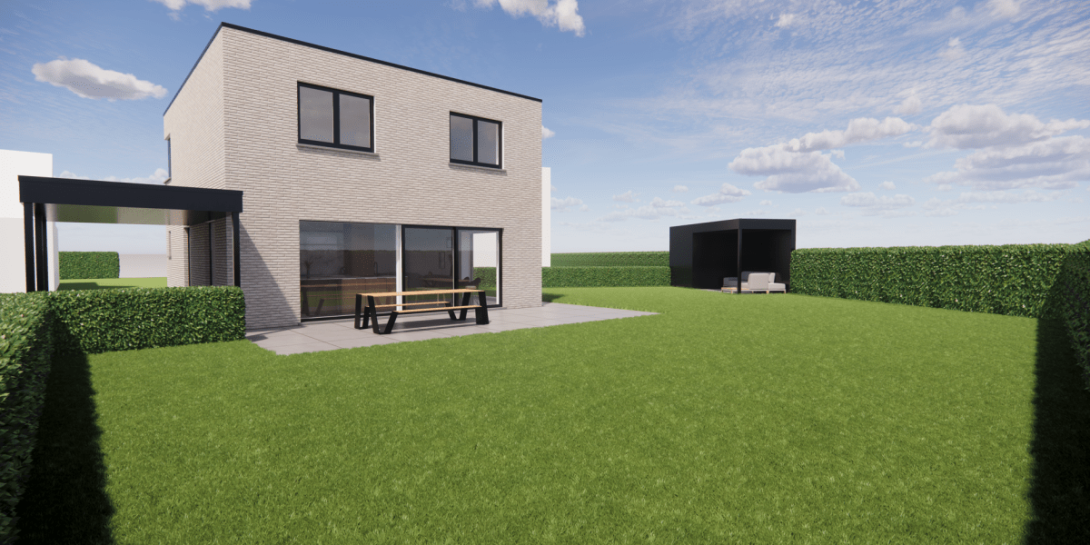 Render woningen De Kèèsefabriek